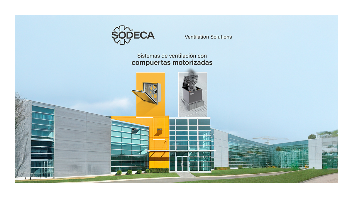 Soluciones HATCH de SODECA: Integración estética, eficiencia energética y seguridad en un solo sistema de ventilación